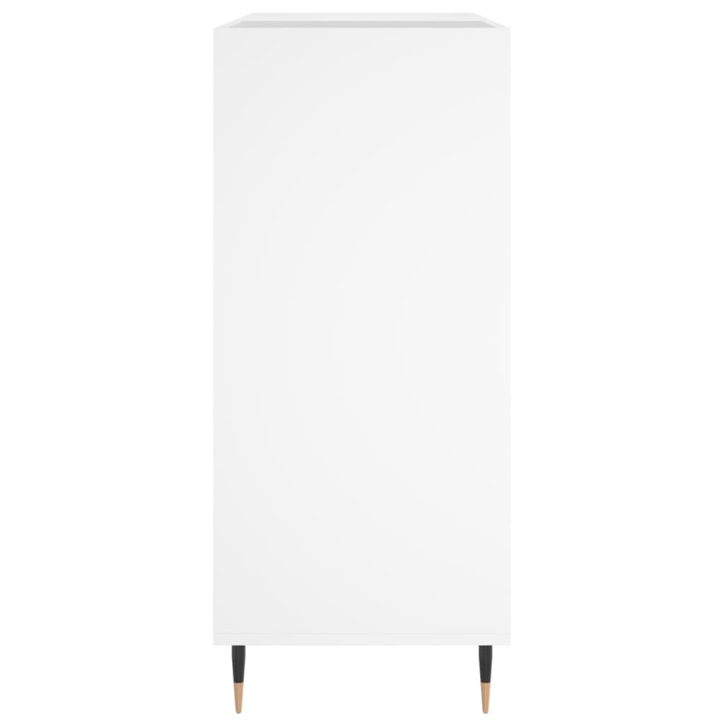 Vinyl record cabinet, white, 84.5x38x89cm, wood