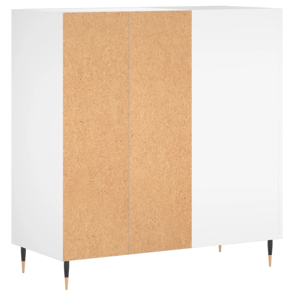 Vinyl record cabinet, white, 84.5x38x89cm, wood