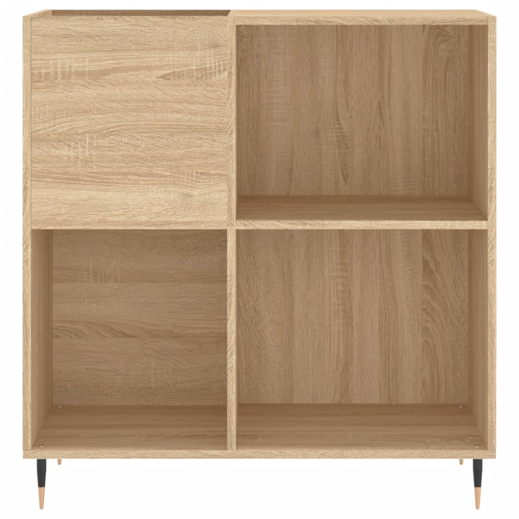 Vinyl record cabinet, oak, 84.5x38x89cm, wood