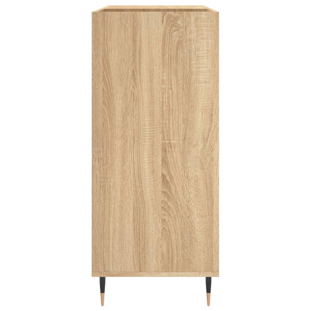 Vinyl record cabinet, oak, 84.5x38x89cm, wood