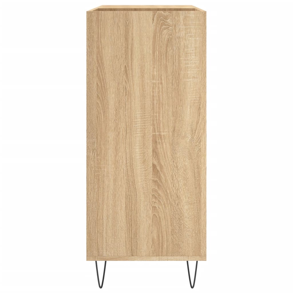 Vinilinių plokštelių spintelė, ąžuolo, 84,5x38x89cm, mediena