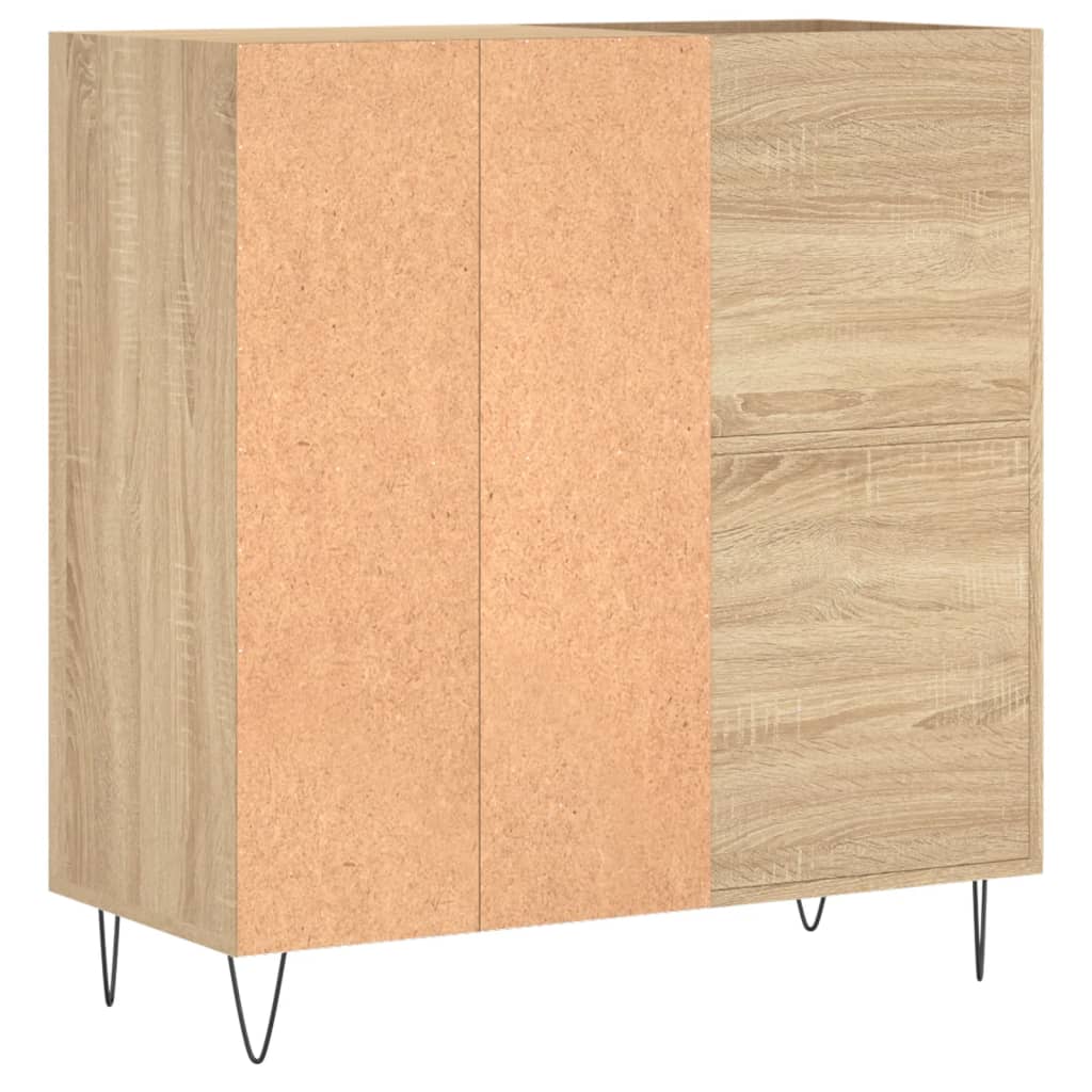 Vinila ierakstu skapis, ozols, 84,5x38x89cm, koks