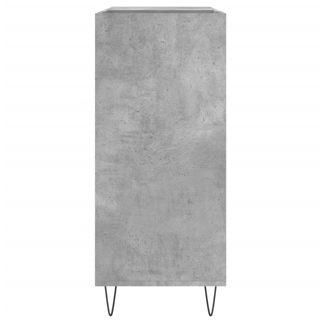 Vinila ierakstu skapis, betona, 84,5x38x89cm, koks