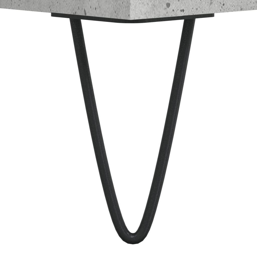Vinila ierakstu skapis, betona, 84,5x38x89cm, koks