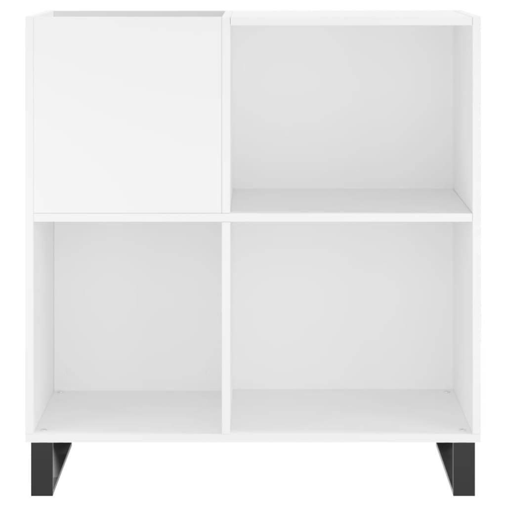 Vinila plašu skapītis, balts, 84,5x38x89cm, koks