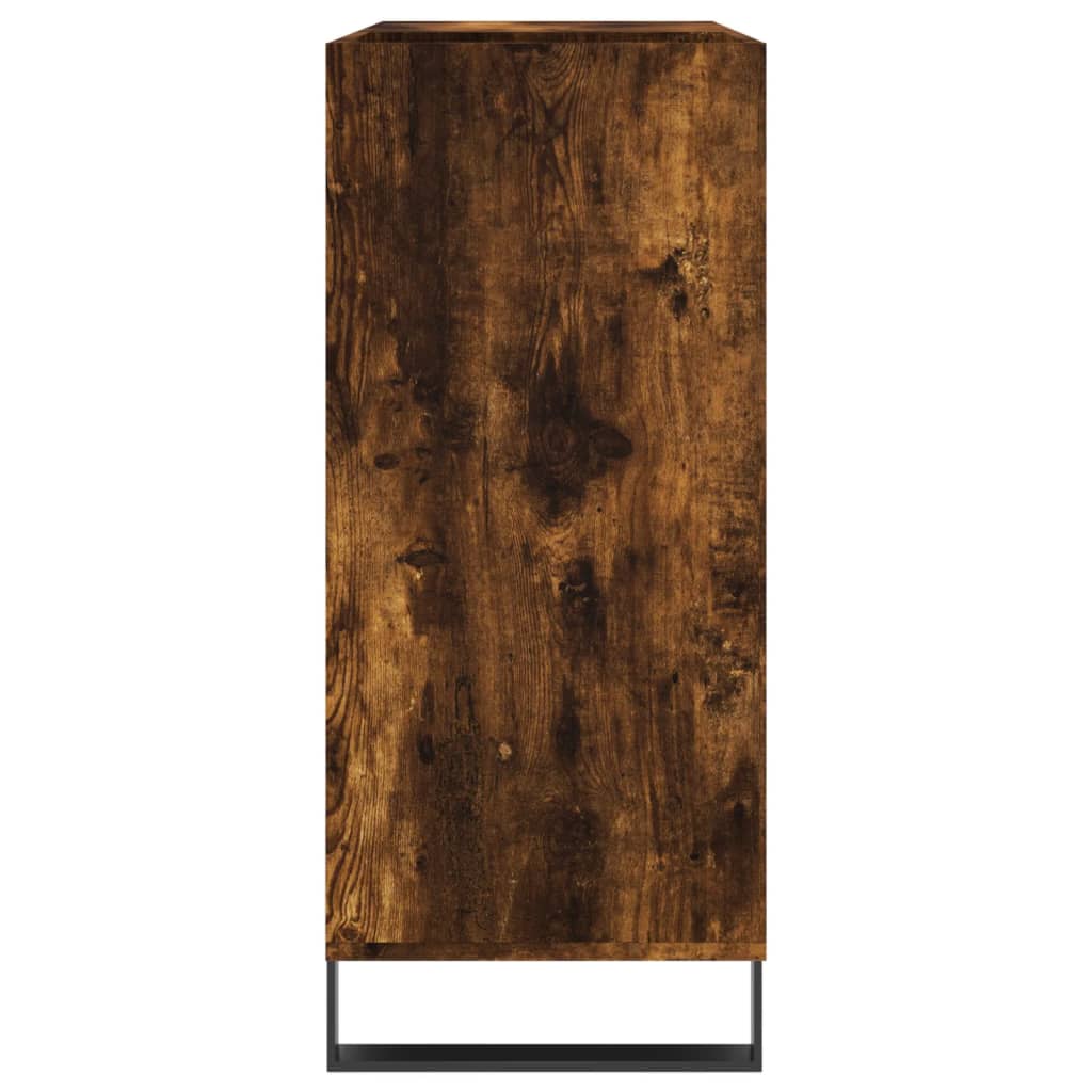 Vinila plašu skapis, dūmu krāsa, 84,5x38x89cm, koks