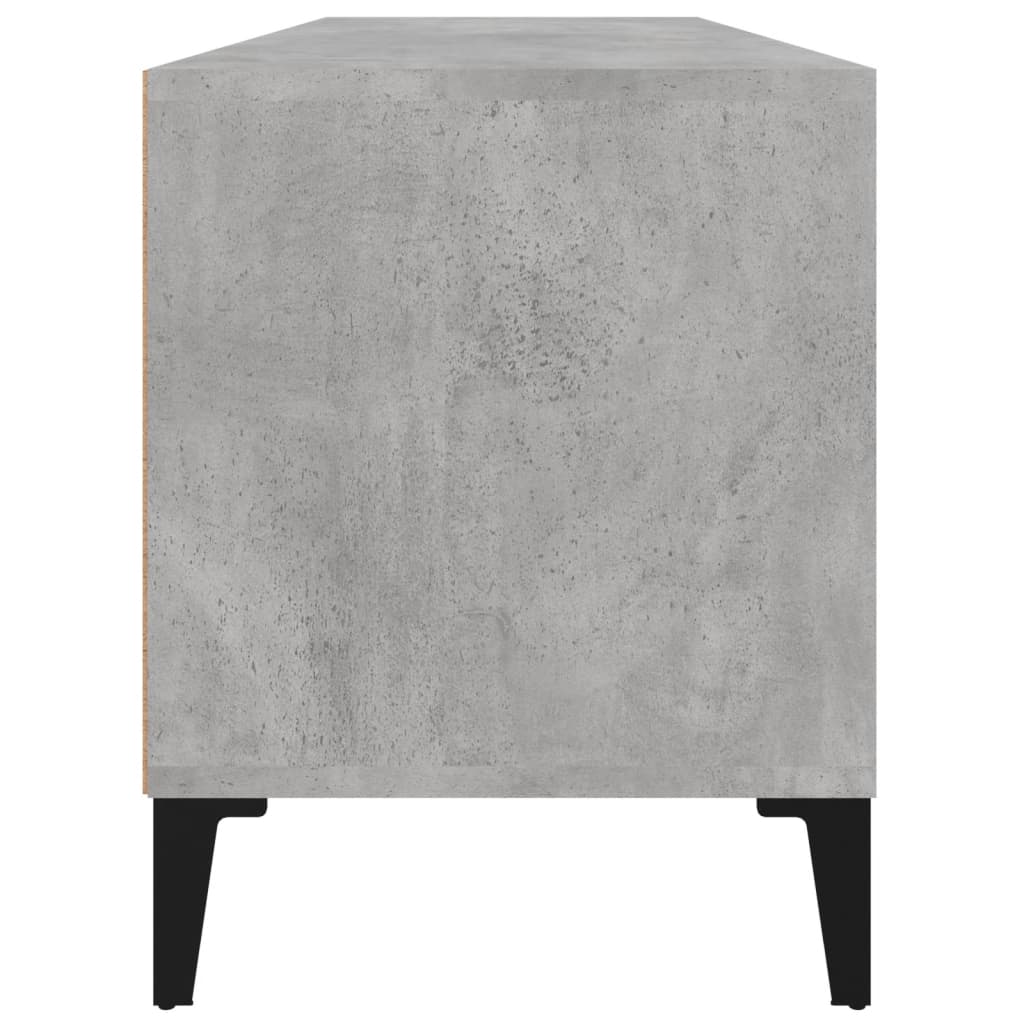 TV skapītis, betona pelēks, 100x34,5x44,5cm, koks