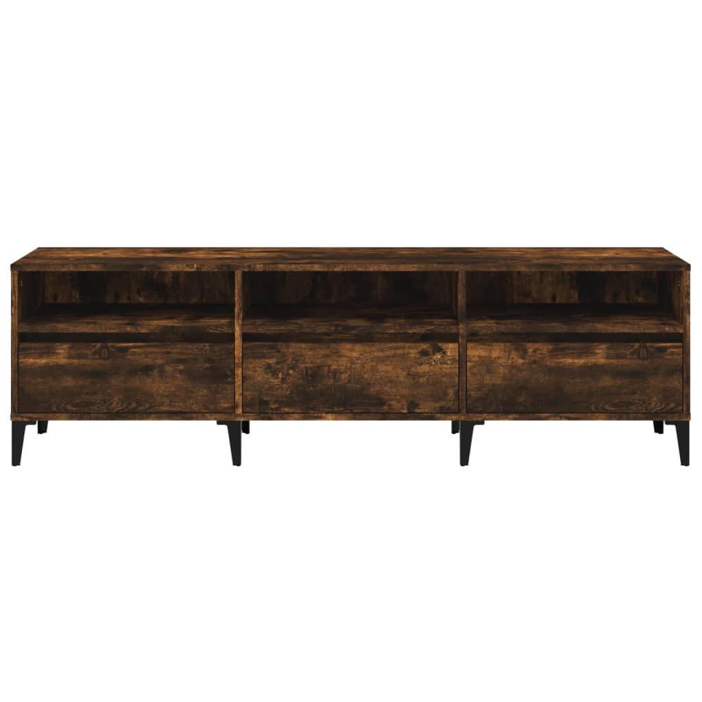 TV cabinet, smoky oak, 150x30x44.5cm, wood