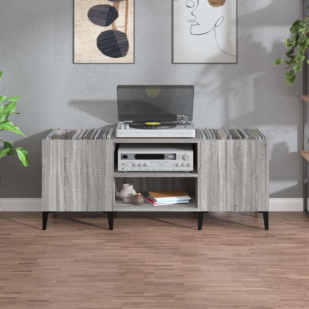 Vinila plašu skapītis, pelēks, 121x38x48cm, koks