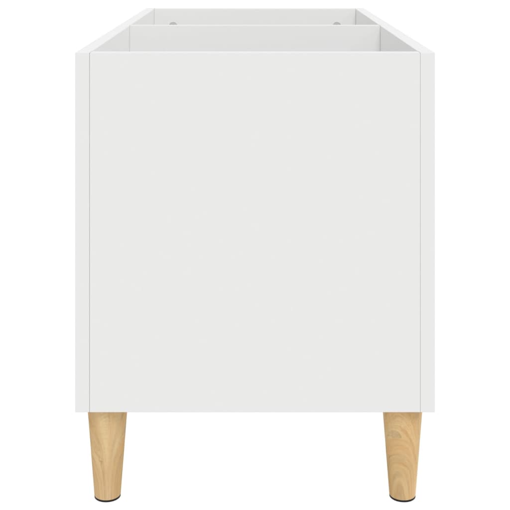 Vinyl record cabinet, white, 74.5x38x48cm, wood