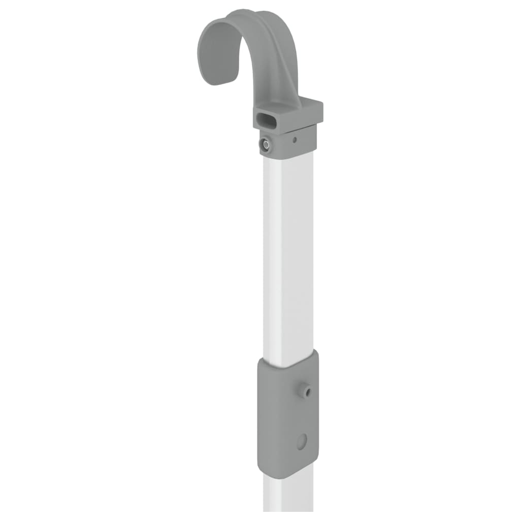 Laundry dryer for balcony, 89x25x(60–95)cm, aluminum