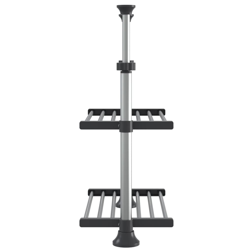 Virtuvės lentyna, 50x25x(50–70)cm, aliuminis