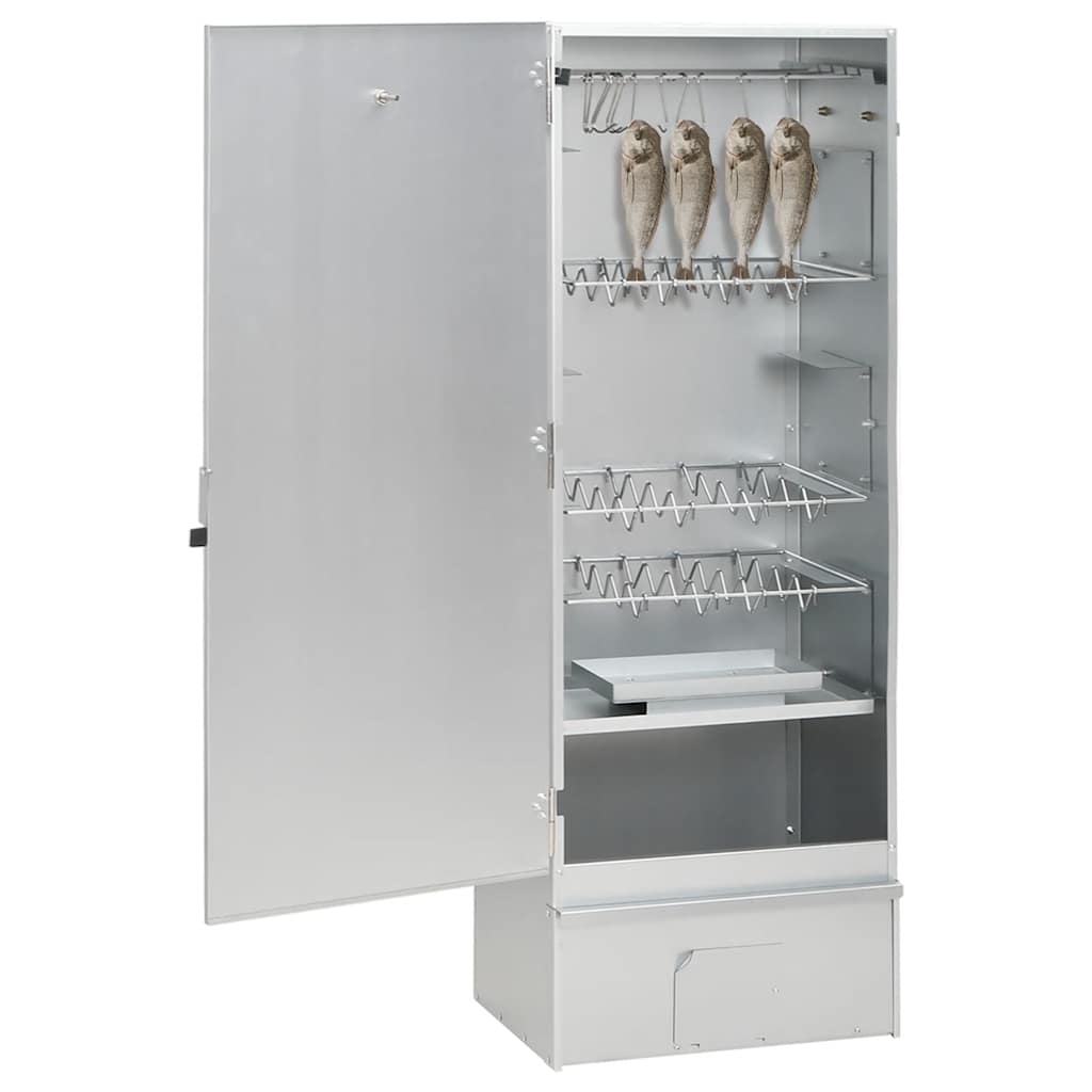 Oven-smoker with wood chips, 44.5x29x110cm, steel