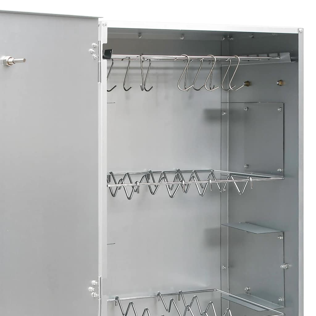 Oven-smoker with wood chips, 44.5x29x110cm, steel