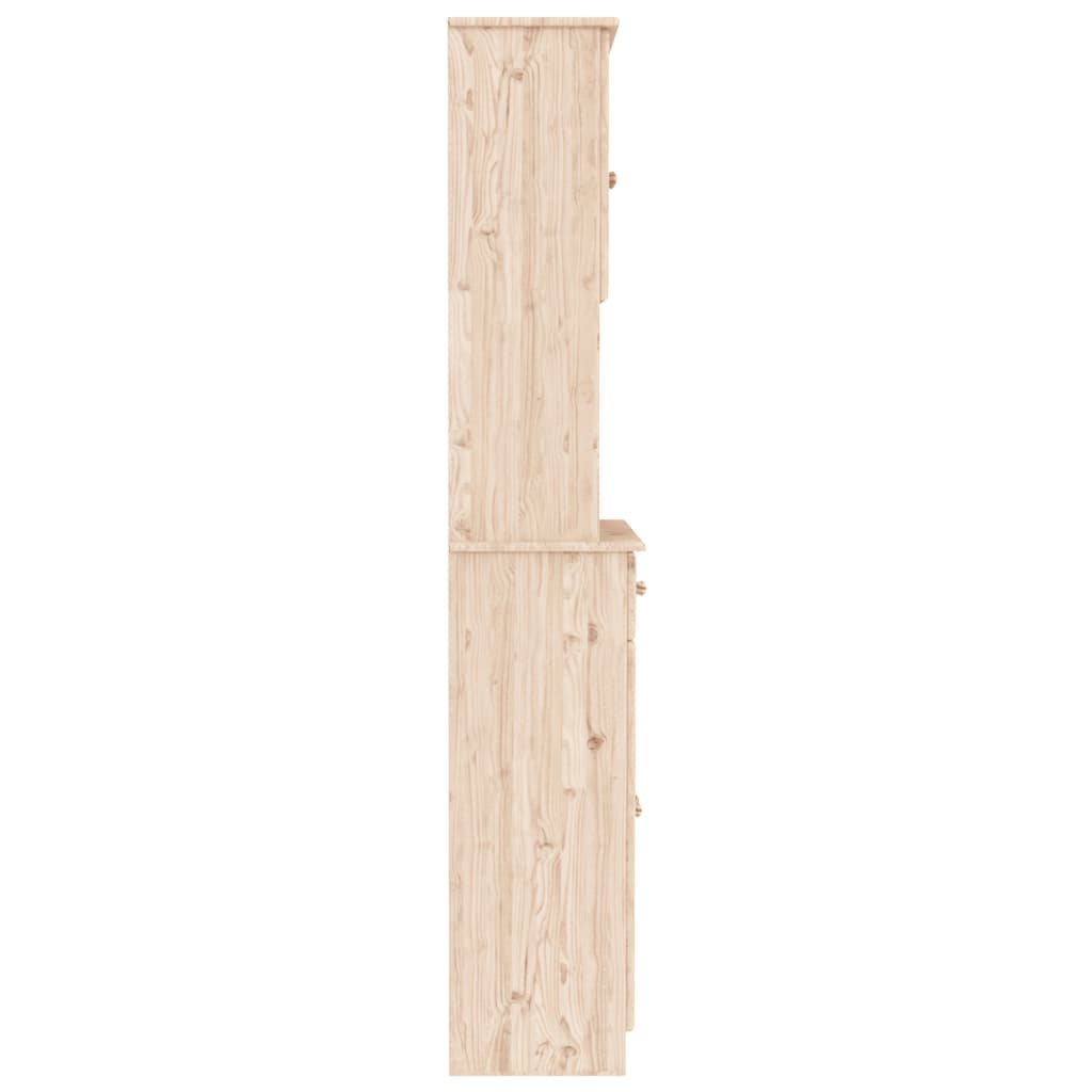 Chest of drawers ALTA, 77x35x188cm, solid pine wood