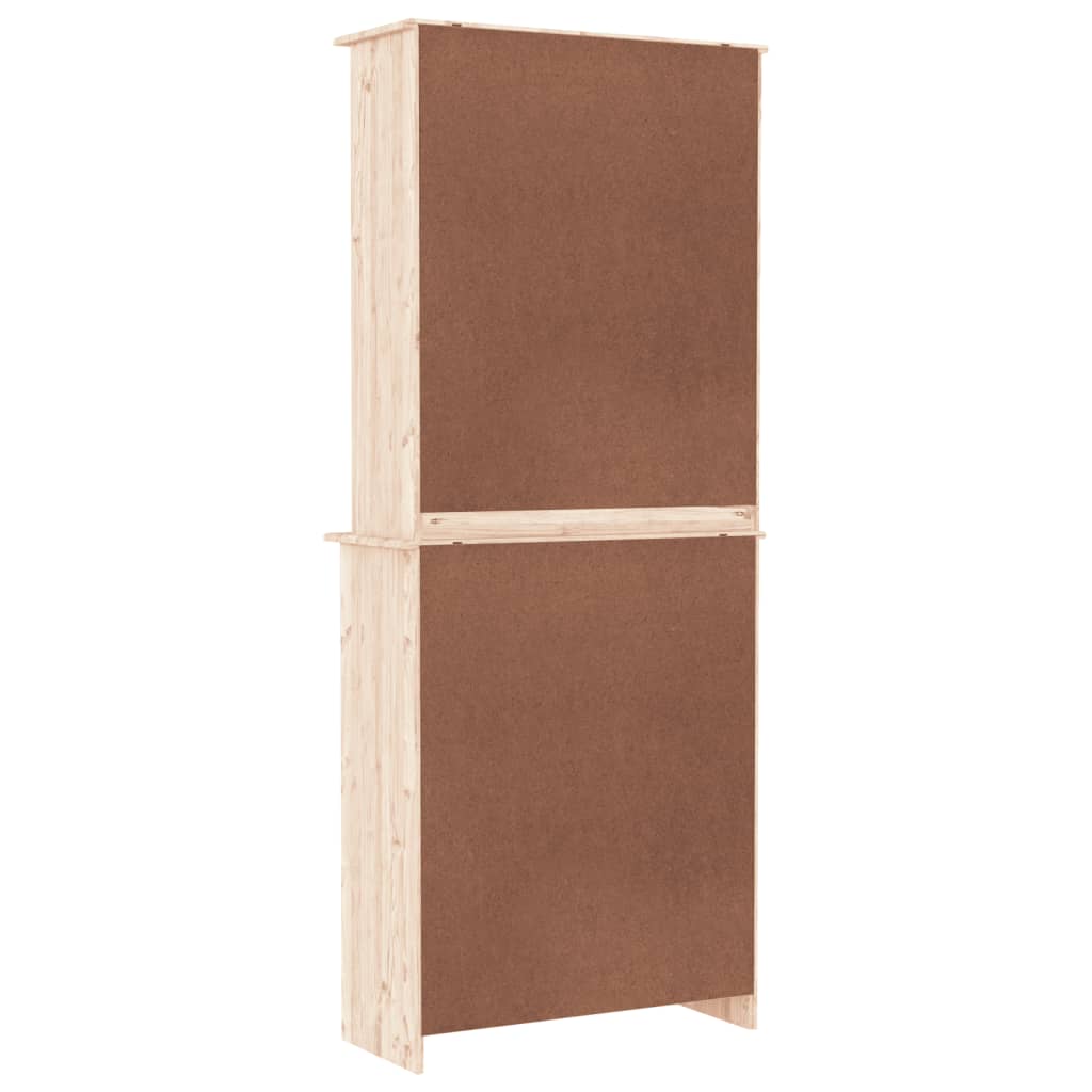 Chest of drawers ALTA, 77x35x188cm, solid pine wood