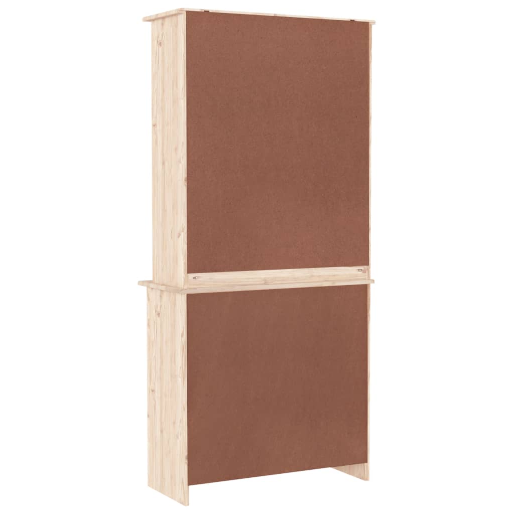 Chest of drawers ALTA, 77x35x165cm, solid pine wood