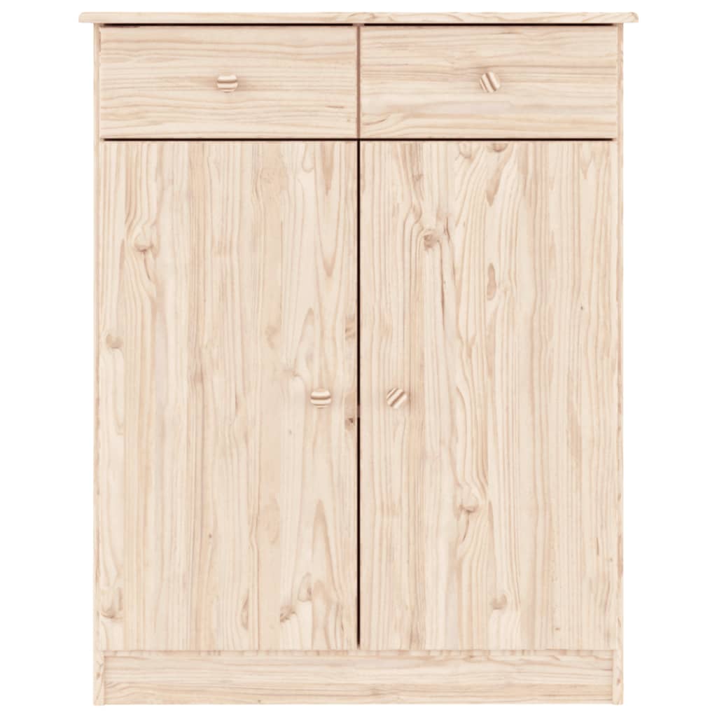 Shoe cabinet ALTA, 77x35x96cm, solid pine