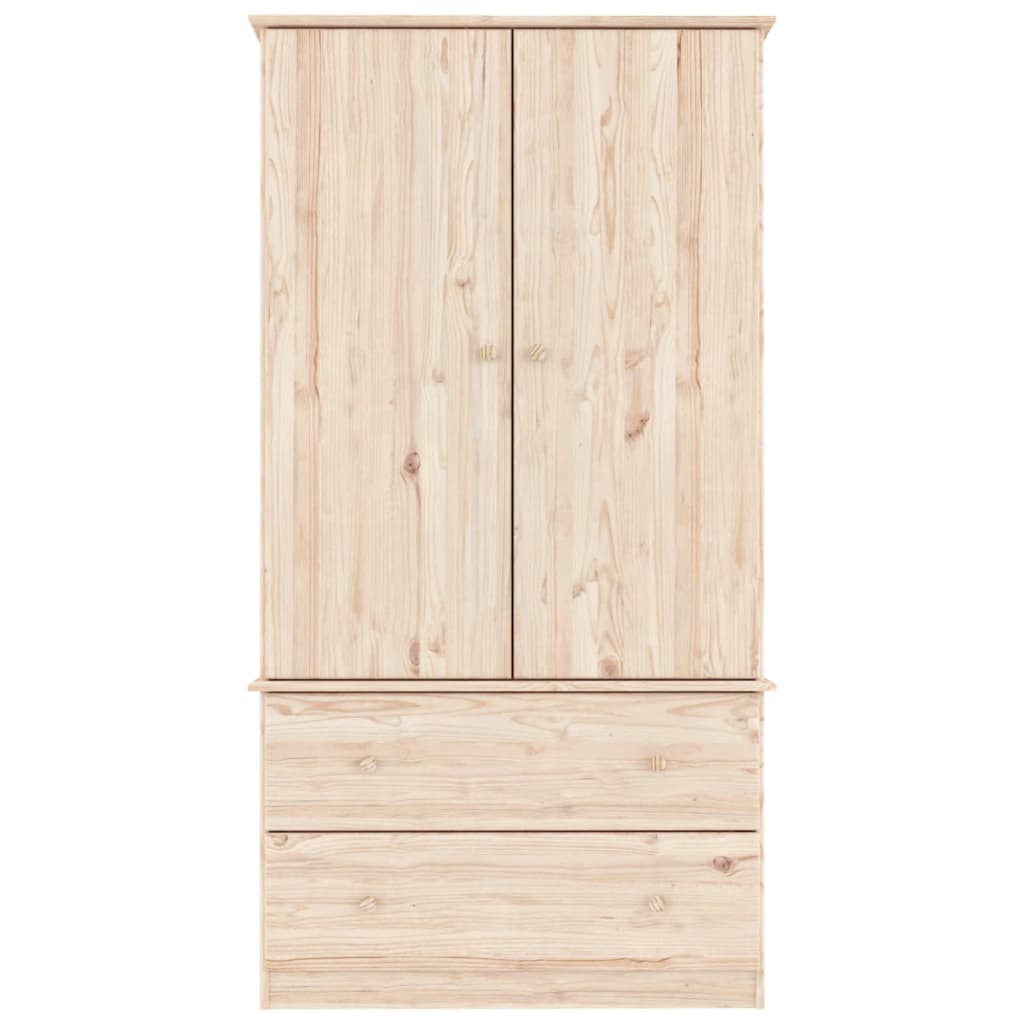 Skapis ALTA, 90x55x170cm, priedes masīvkoks