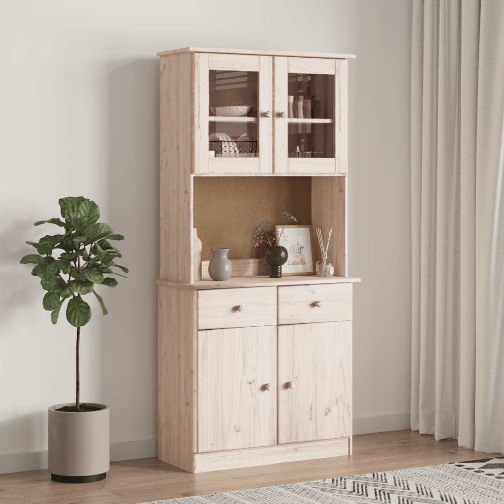ALTA cabinet top, 77x30x92cm, solid pine wood