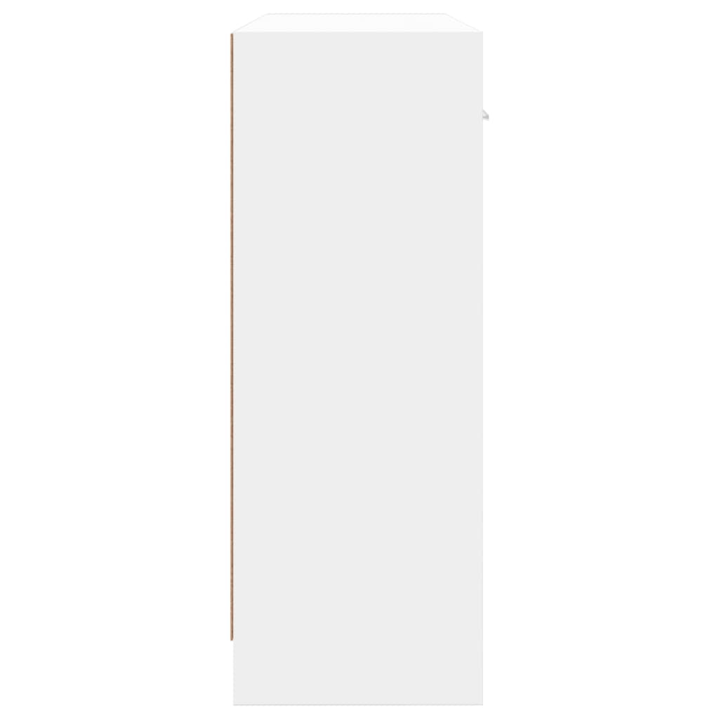 Sideboard, white, 91x28x75cm, engineered wood