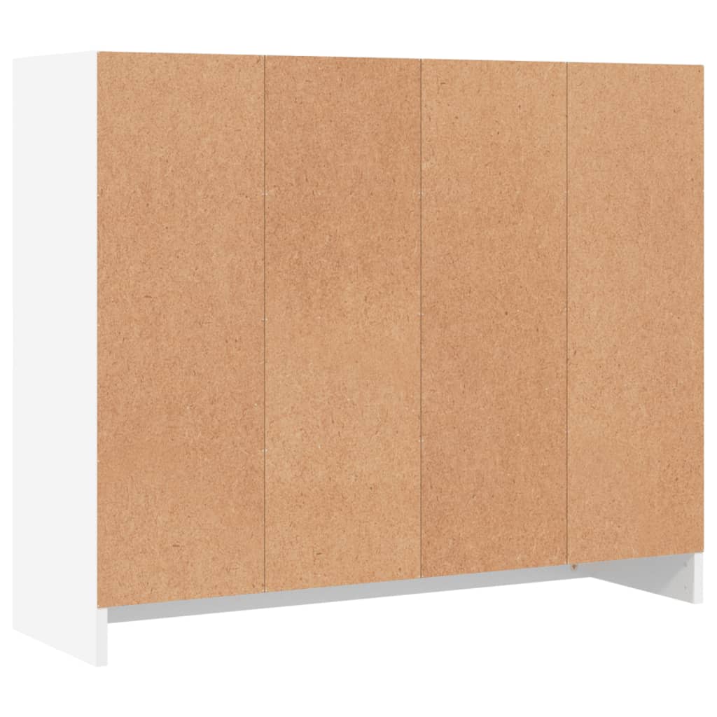 Sideboard, white, 91x28x75cm, engineered wood