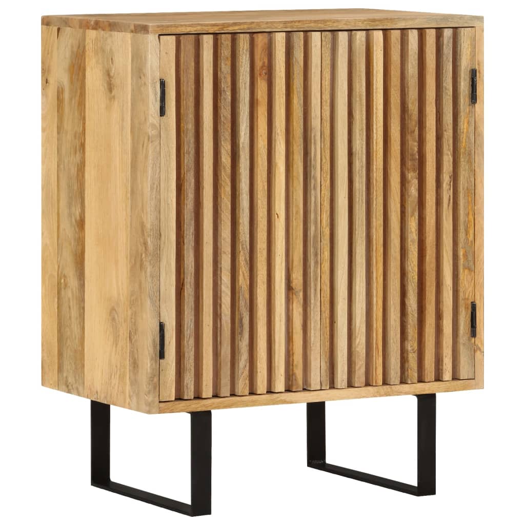Sideboard with 2 doors, 55x35x70cm, solid mango wood