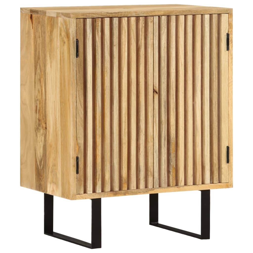 Sideboard with 2 doors, 55x35x70cm, solid mango wood