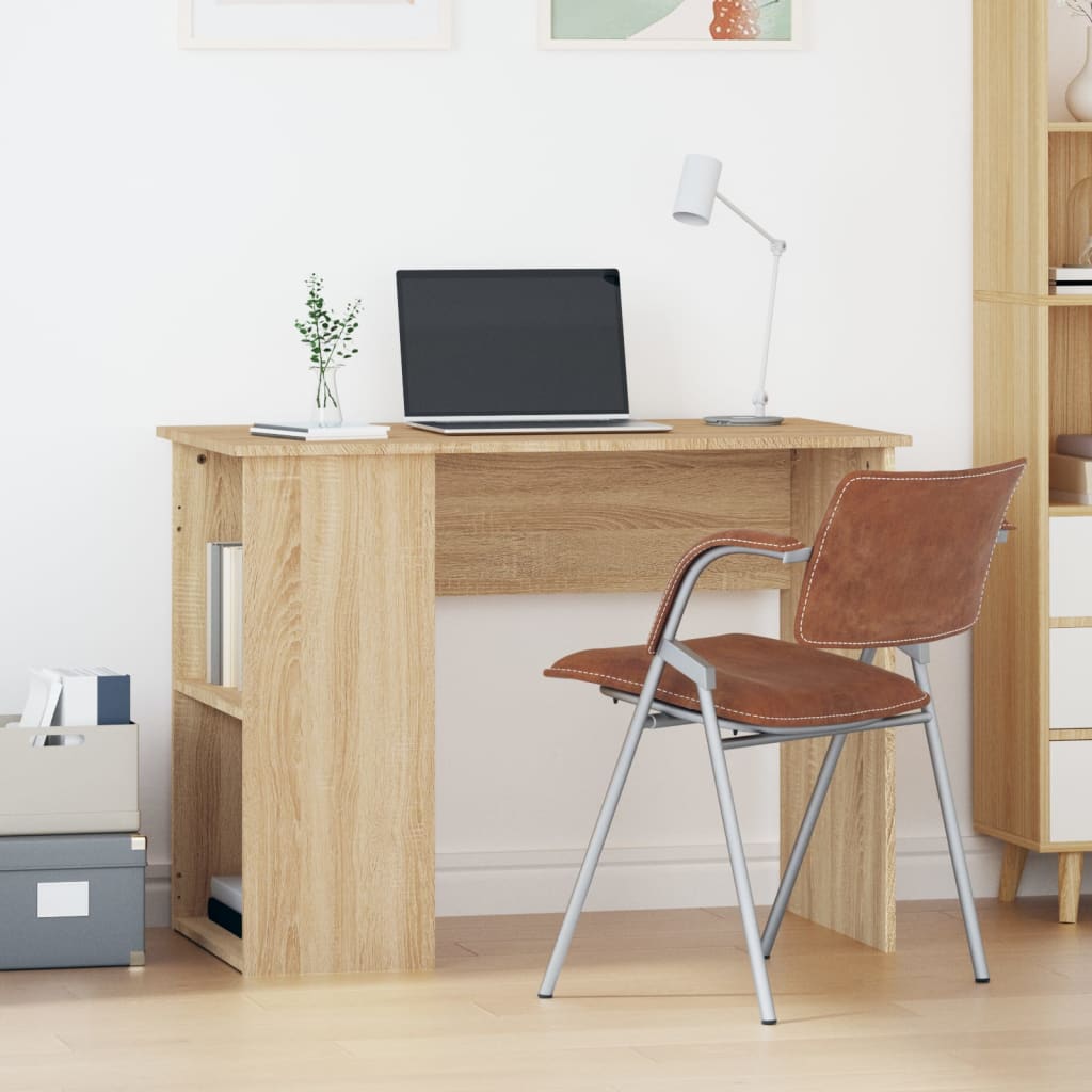 Desk, oak, 100x55x75cm, treated wood