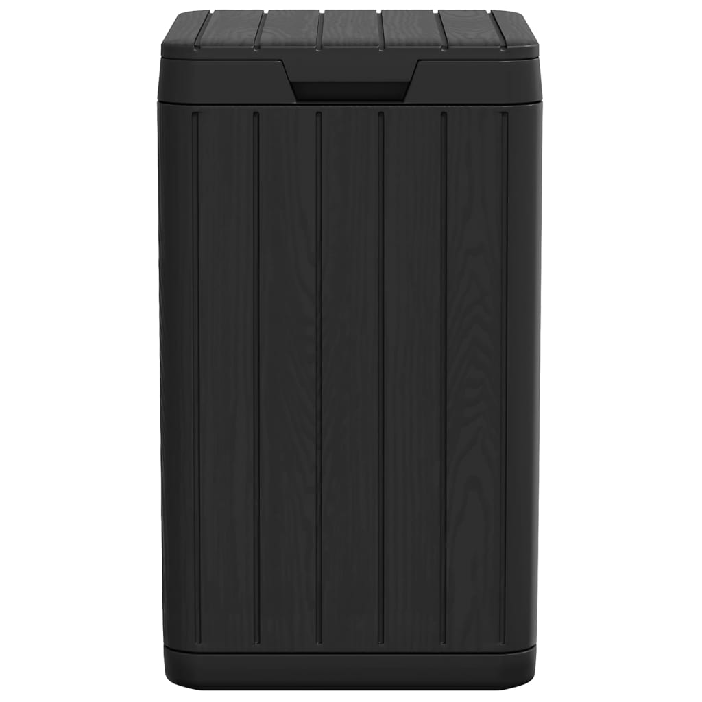 Outdoor bin, anthracite, 38x38x65cm, PP