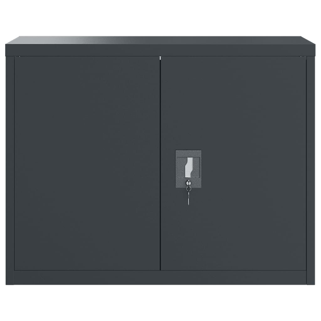 Filing cabinet, anthracite, 90x40x70cm, steel