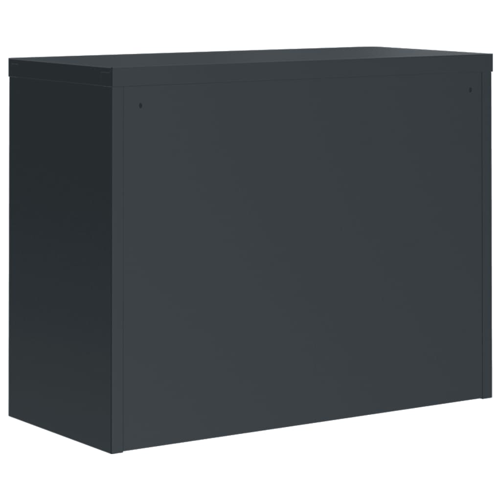 Filing cabinet, anthracite, 90x40x70cm, steel