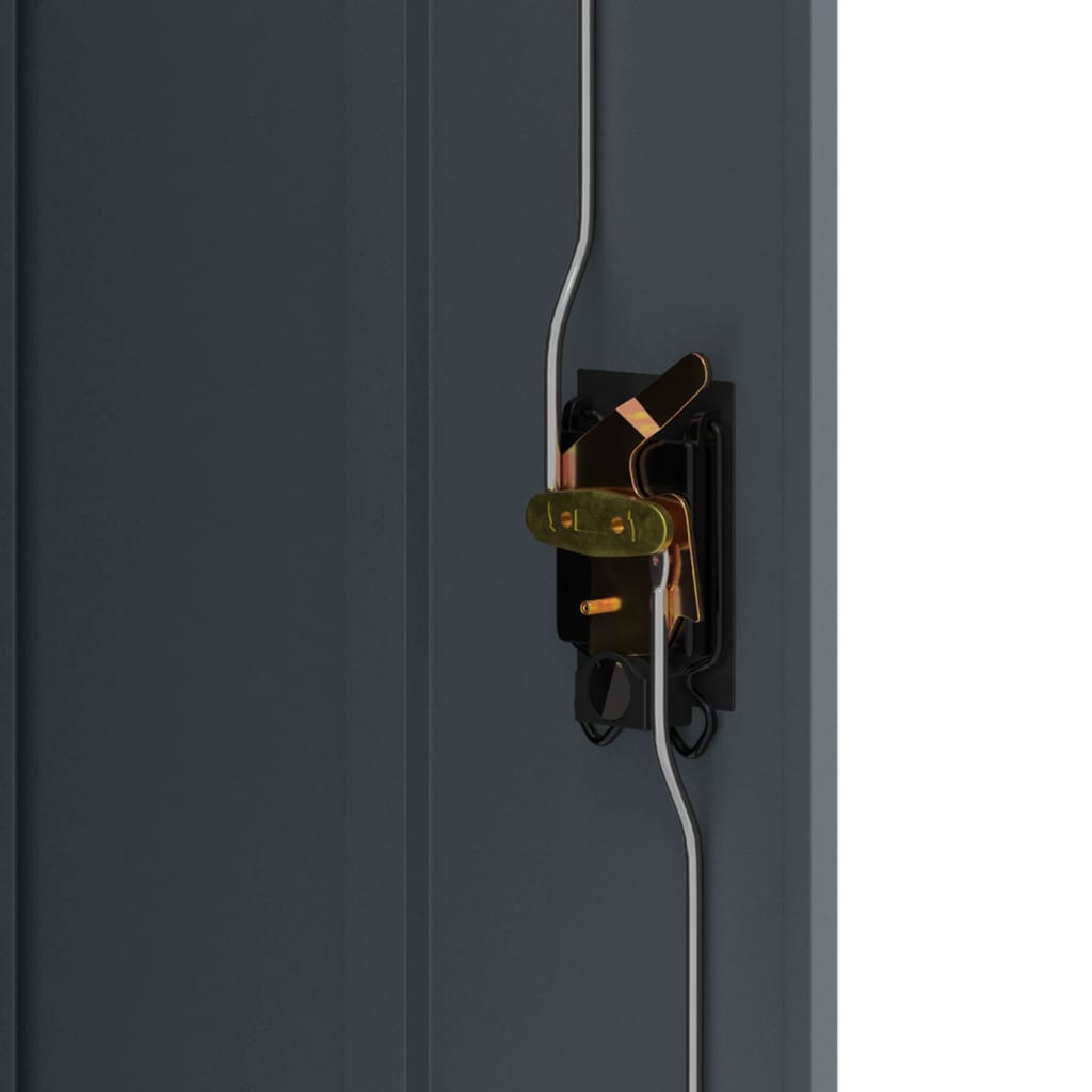 Filing cabinet, anthracite, 90x40x70cm, steel