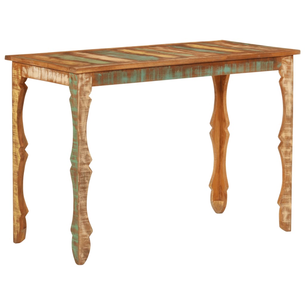 Dining table, 110x52x76cm, reclaimed solid wood