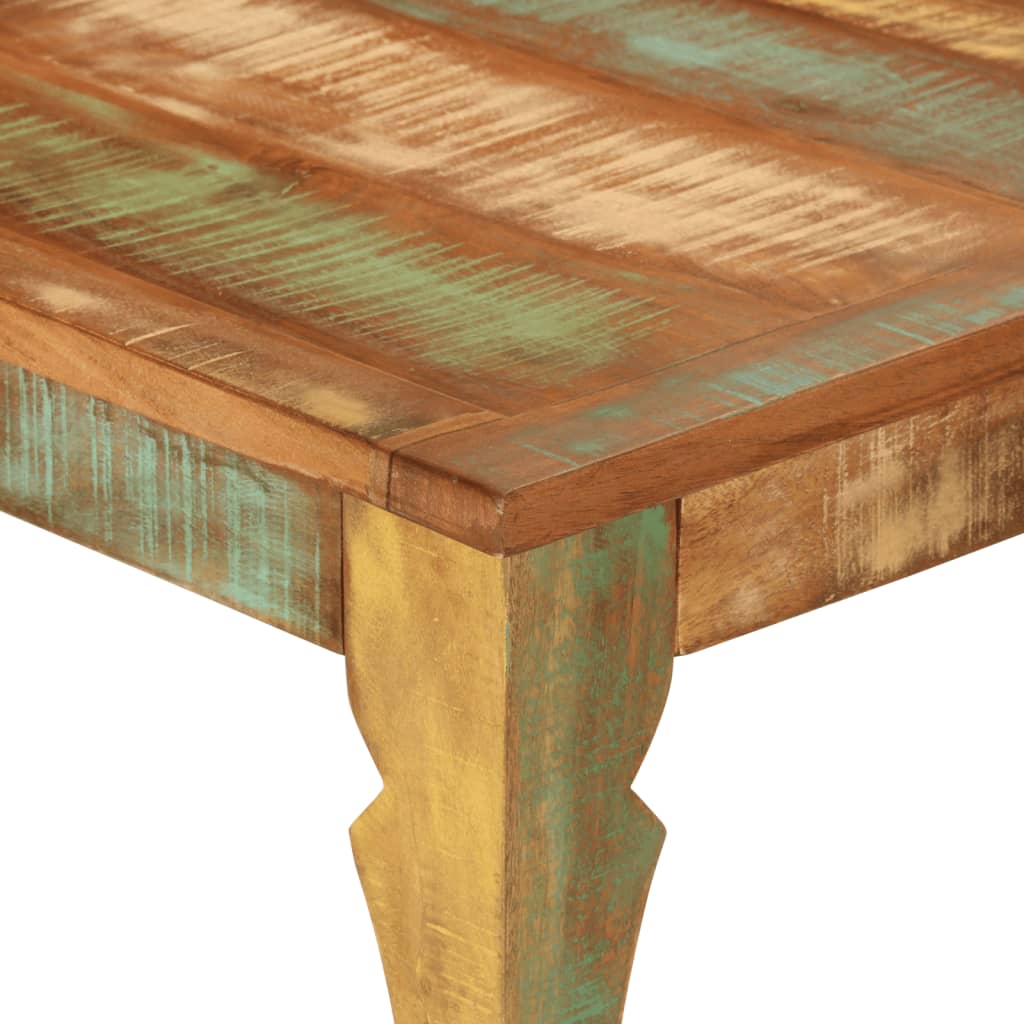 Dining table, 110x52x76cm, reclaimed solid wood