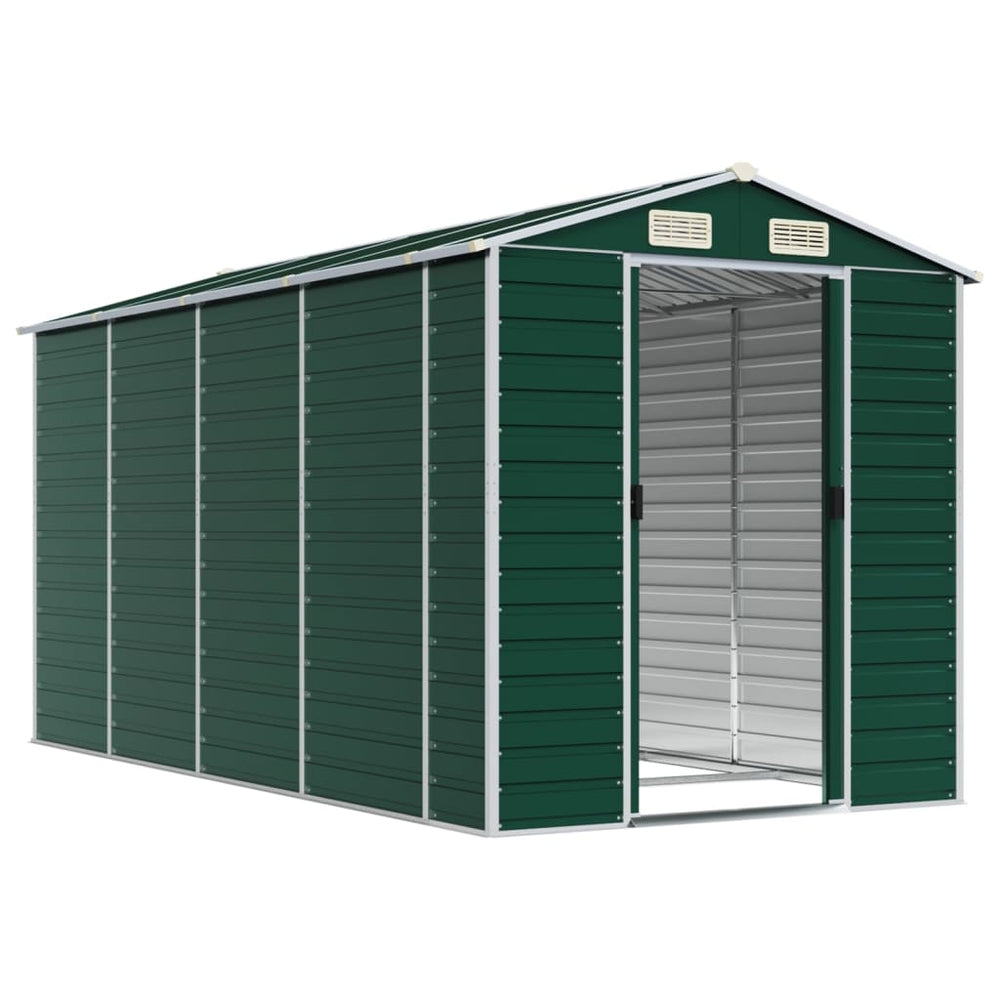 Shed CROMWELL, green, 191x385cm