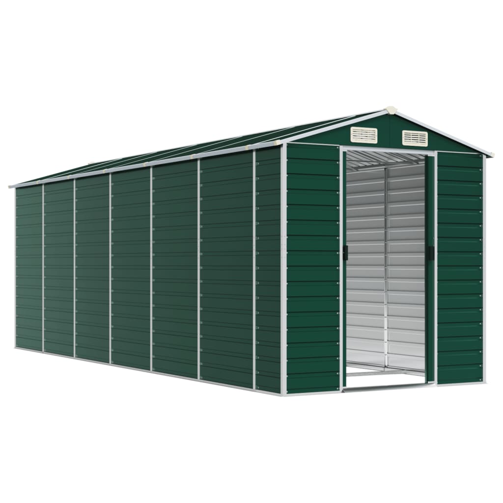 Shed CROMWELL, green, 191x555cm