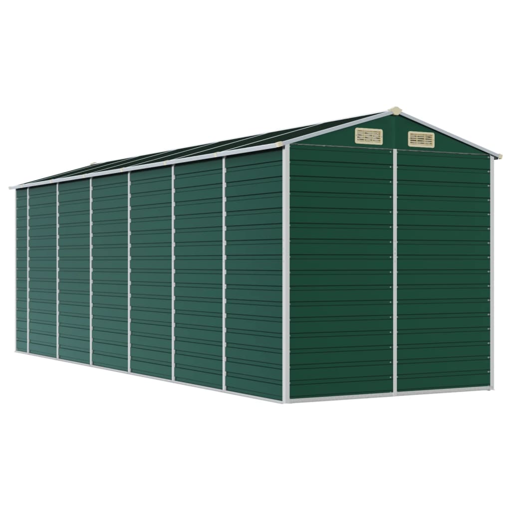 Shed CROMWELL, green, 191x555cm