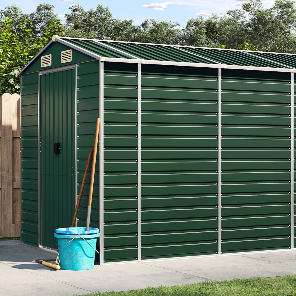 Shed CROMWELL, green, 191x555cm