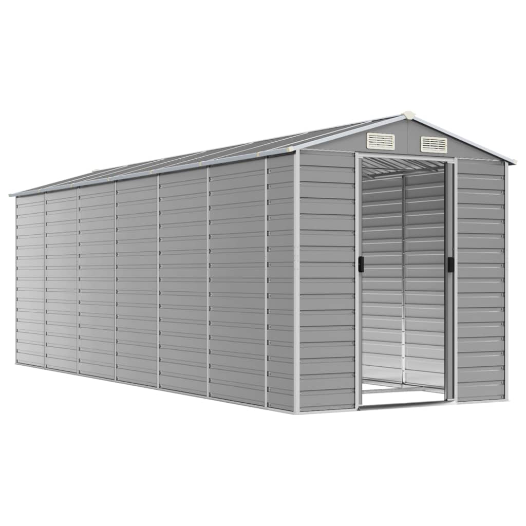 Shed CROMWELL, light grey, 191x555cm