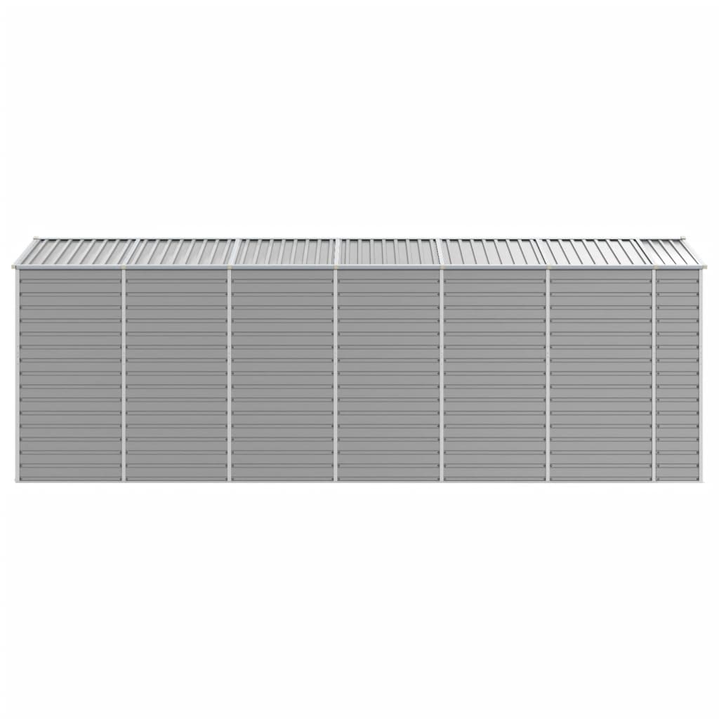 Shed CROMWELL, light grey, 191x555cm