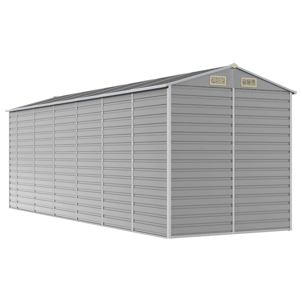Shed CROMWELL, light grey, 191x555cm