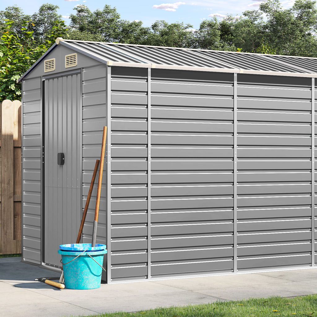 Shed CROMWELL, light grey, 191x980cm