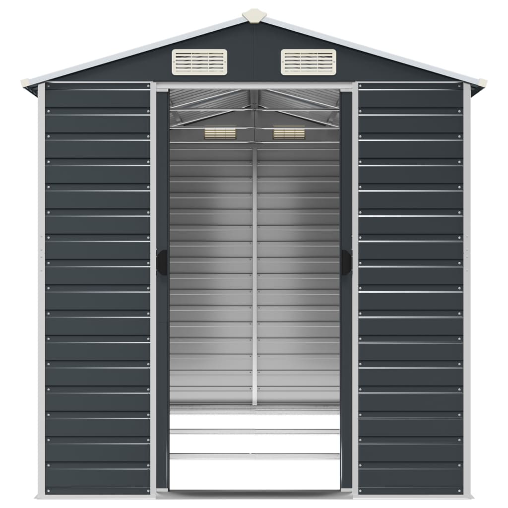 Sodo pašiūrė, antracito, 191x300x198cm, galvanizuotas plienas