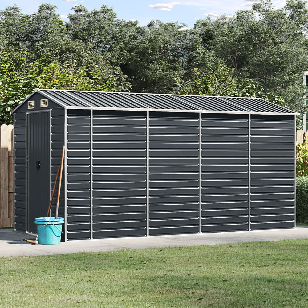 Shed CROMWELL, anthracite, 191x385cm