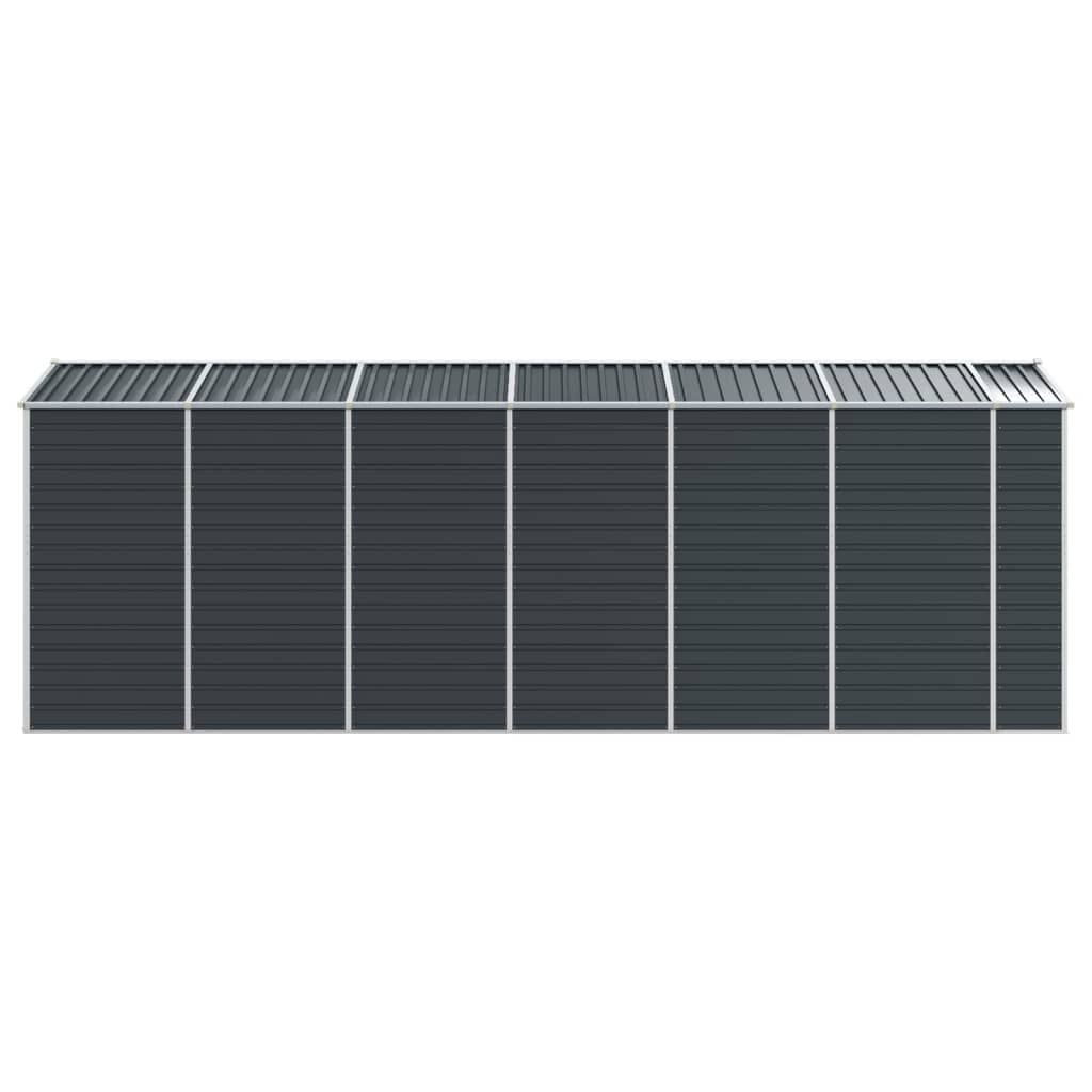 Shed CROMWELL, anthracite, 191x555cm