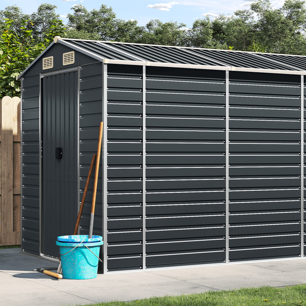 Shed CROMWELL, anthracite, 191x555cm