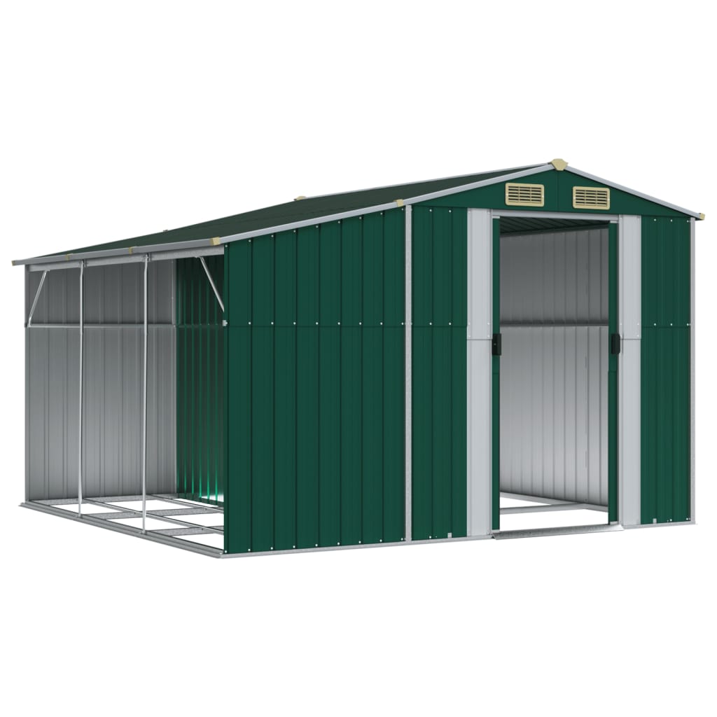 Shed CROMWELL, green, 277x279cm