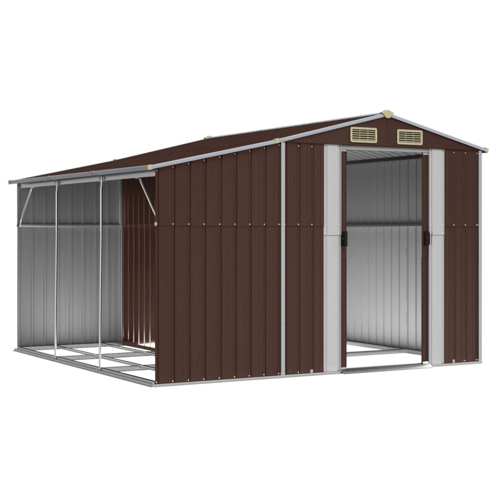 Shed CROMWELL, brown, 277x279cm
