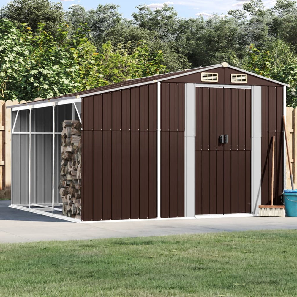 Shed CROMWELL, brown, 277x279cm